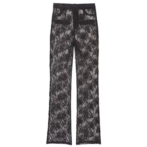 Victorias Secret Black Archive Lace See Through Pant / Size Small - Picture 3 of 11